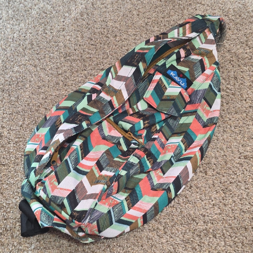 Kavu Chevron Pattern Sling Bag